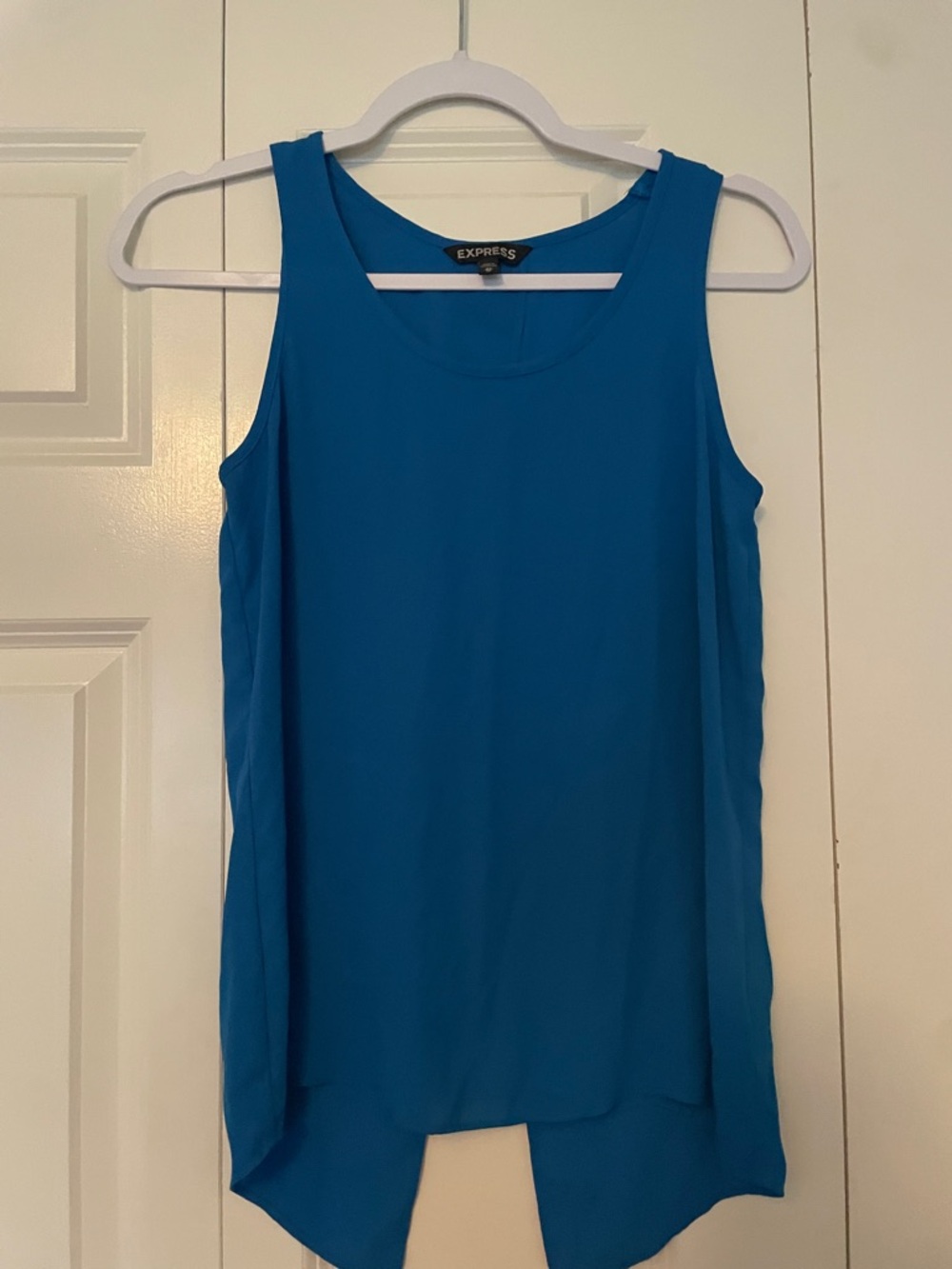 Express Women's Bright Teal Tank Top